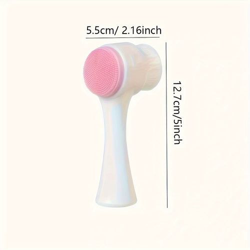 1Pc- Silicone Pet Paw Cleaner & Massage Brush - Dual-Sided Dog Grooming Tool for Healthy Coats and Claws